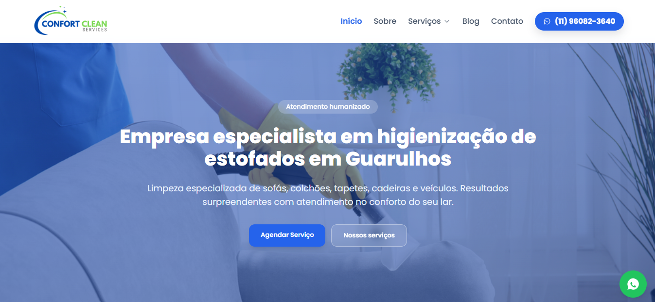 Site modelo para Higienização da Plataforma SCG